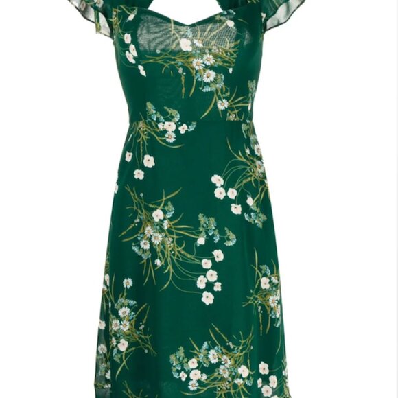 Reformation Buena Print Rosi Floral Midi Dress - Picture 4 of 6
